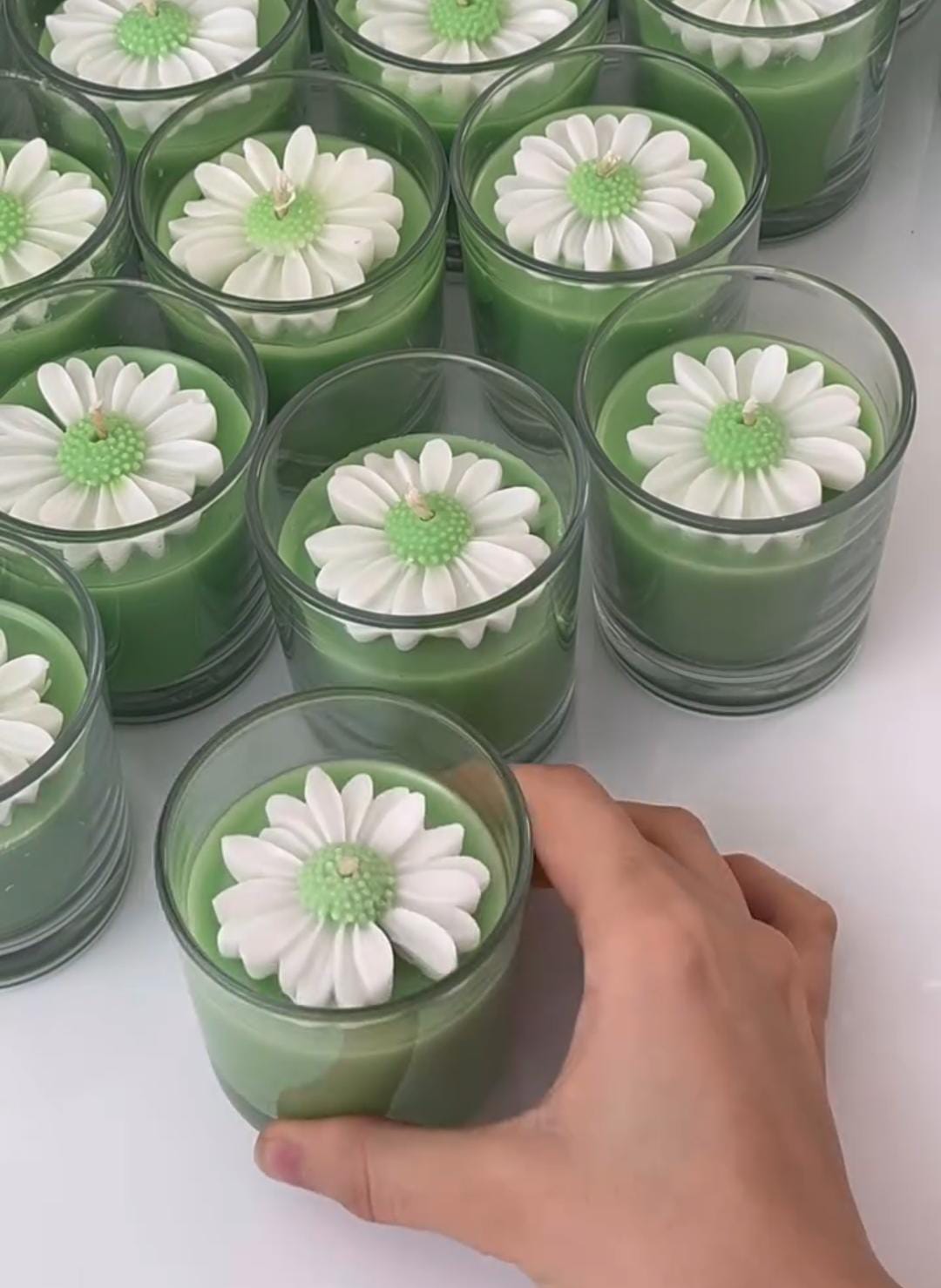 Daisy Flower Candle 5