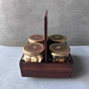 Set of 4 Dry fruit tray set without dry fruits